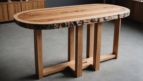 Location mange-debout bois naturel : charme et personnalisation